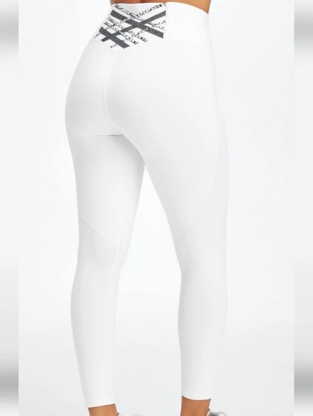 Fabletics White PowerHold High-Waist Leggings Never Worn. Sz 2X